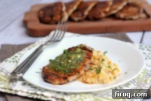 Smoky Coffee-Rubbed Pork Chops with Creamy Queso Corn 5 Coffee-Rubbed Pork Chops over Creamy Queso Corn