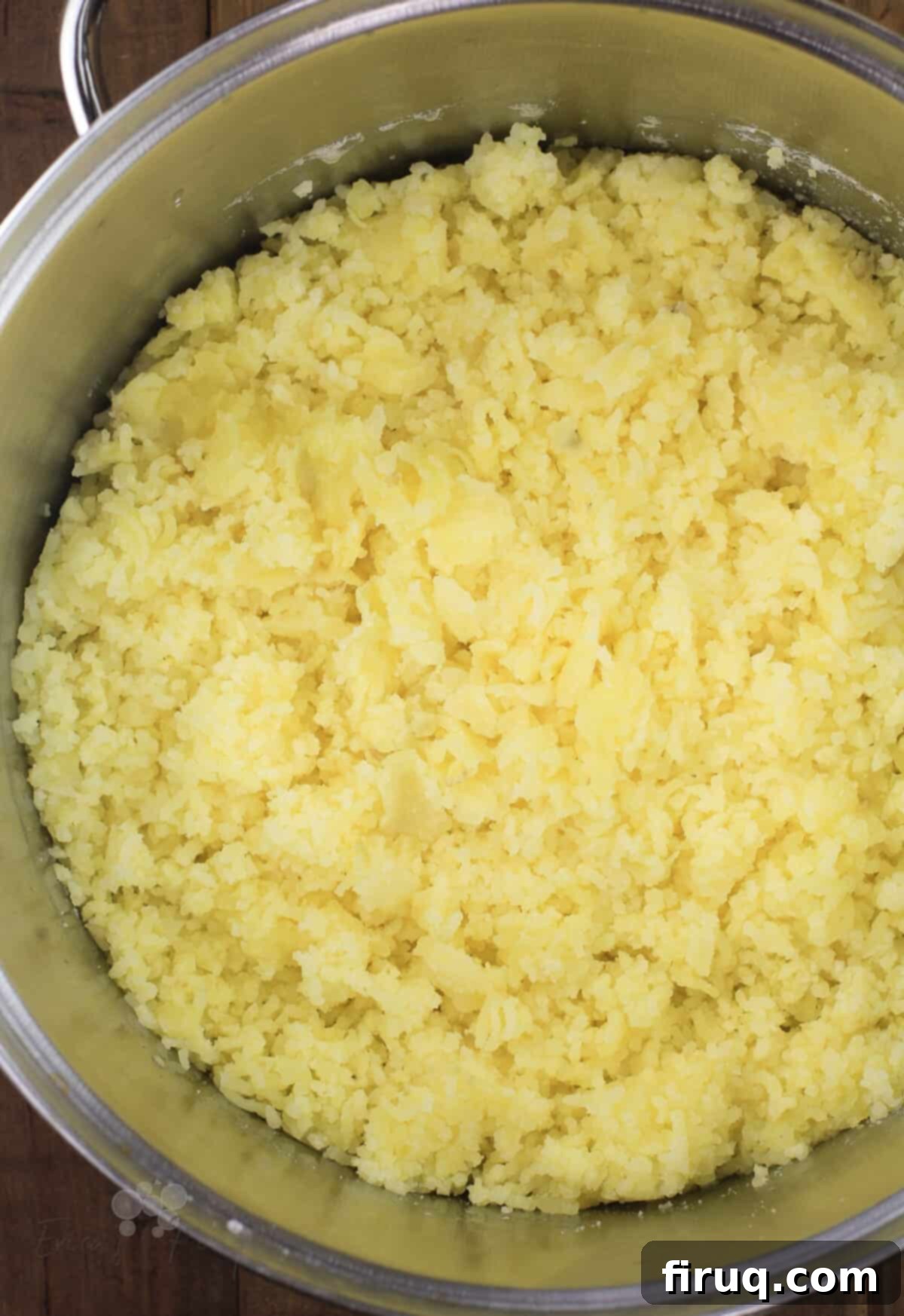 Decadent Boursin Mashed Potatoes 6 cooked potatoes after pass through potato ricer