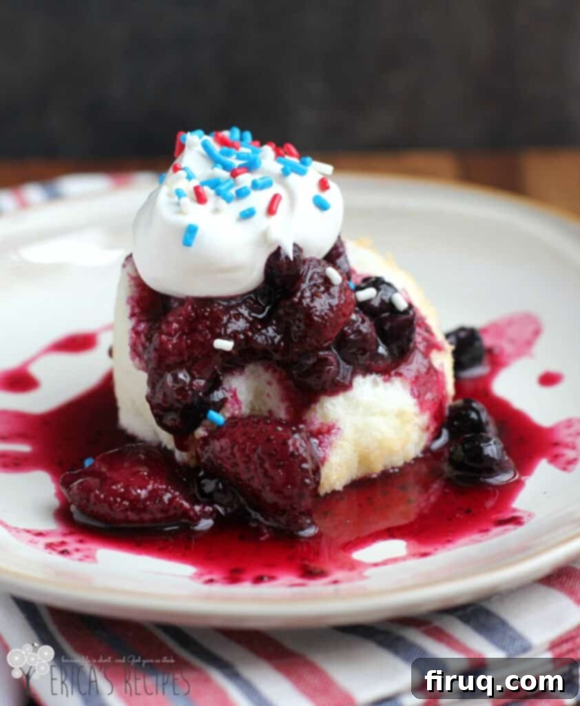 Elevated Berry Medley Shortcake 2 Grown-up Mixed Berry Shortcake | EricasRecipes.com