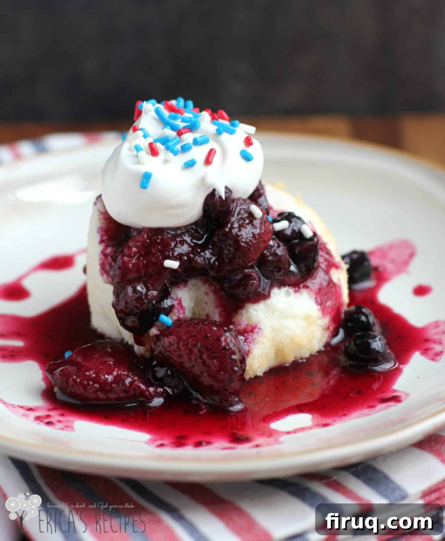 Elevated Berry Medley Shortcake 7 Grown-up Mixed Berry Shortcake | EricasRecipes.com