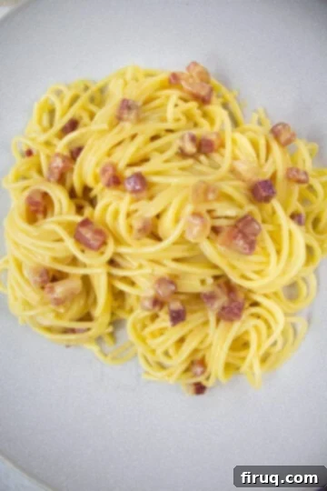 The Ultimate Carbonara Do's and Don'ts 16 Spaghetti Carbonara with a perfectly silky smooth sauce coating every strand.