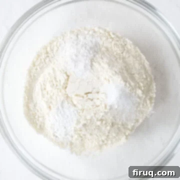 Irresistible Chewy White Chocolate Macadamia Nut Cookies 4 Dry Ingredients combined.