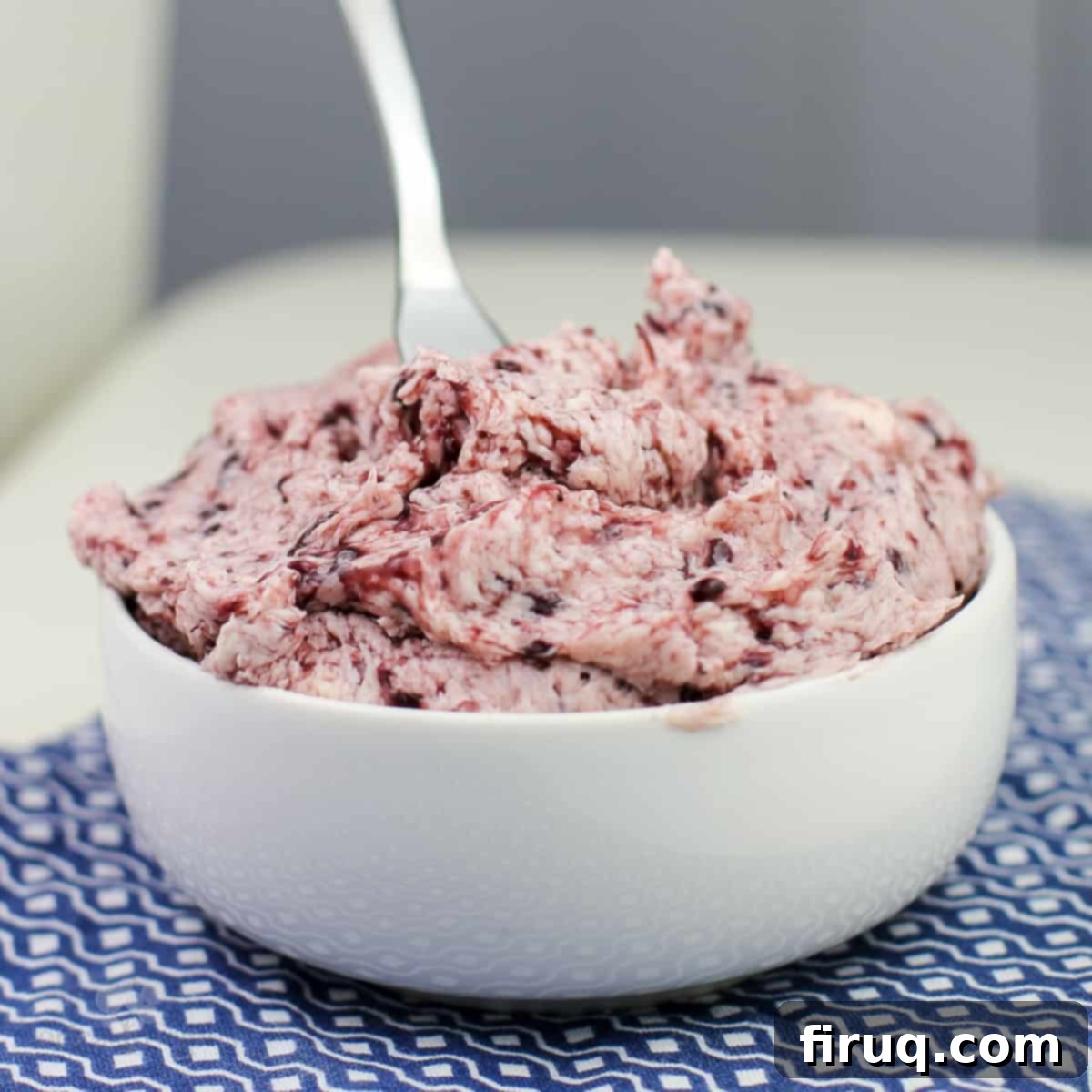 Luscious Blackberry Butter 6 A vibrant close-up of the finished creamy blackberry butter, ready for enjoyment
