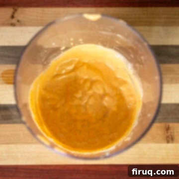 Zesty Bang Bang Chicken Skewers 5 Smooth and creamy chipotle mayo after blending.