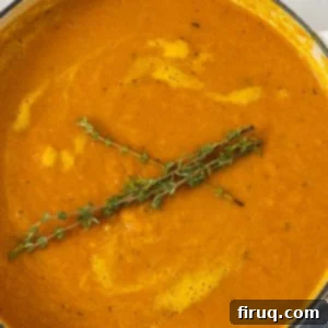 Velvety Roasted Carrot Ginger Soup 10 roasted carrot ginger soup with thyme