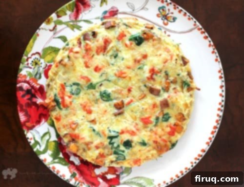 Smoked Salmon, Sweet Potato and Baby Kale Frittata 2 Healthy Smoked Salmon Frittata with Baby Kale and Sweet Potato, whole