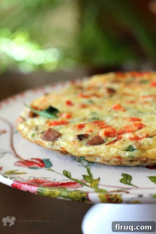 Smoked Salmon, Sweet Potato and Baby Kale Frittata 3 Healthy Smoked Salmon Frittata with Baby Kale and Sweet Potato slices