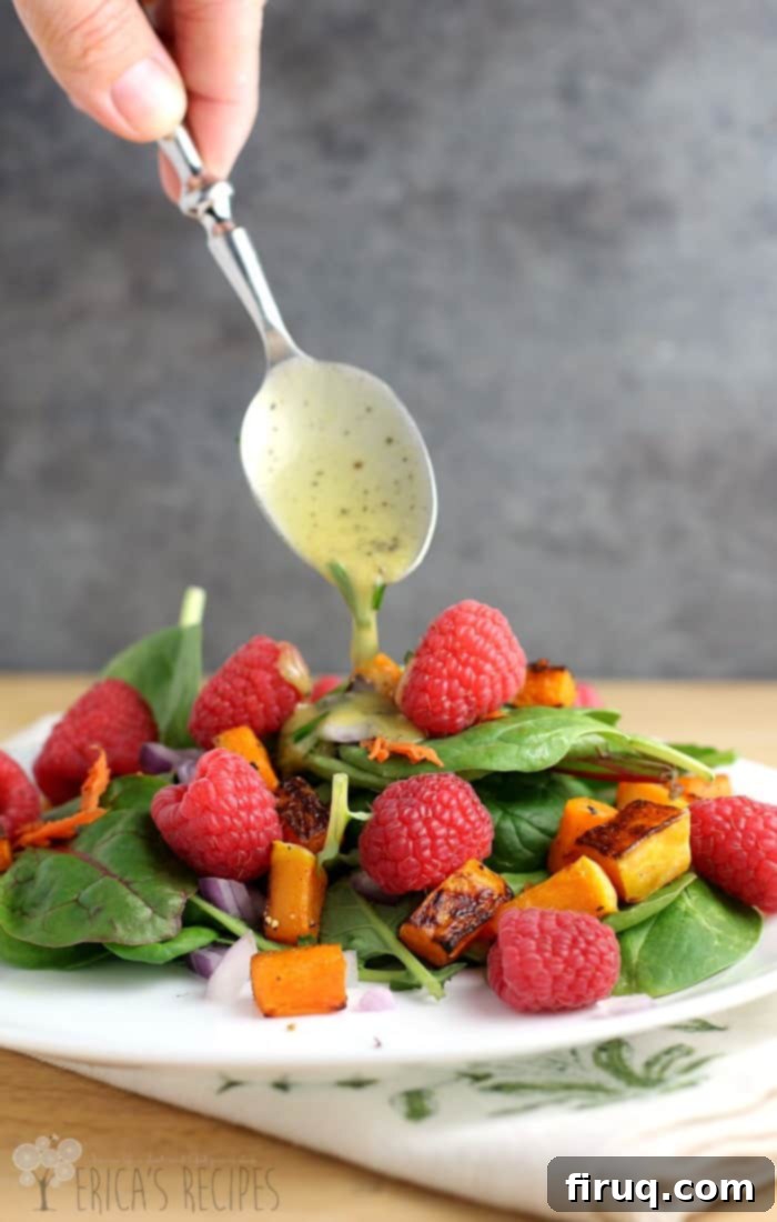 Vibrant Winter Butternut Raspberry Salad 1 featured 12582