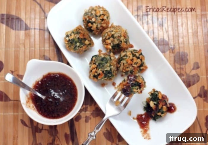 Savory Spinach & Cheese Pretzel Poppers with Sweet Currant Dijon Dip 1 featured 2294