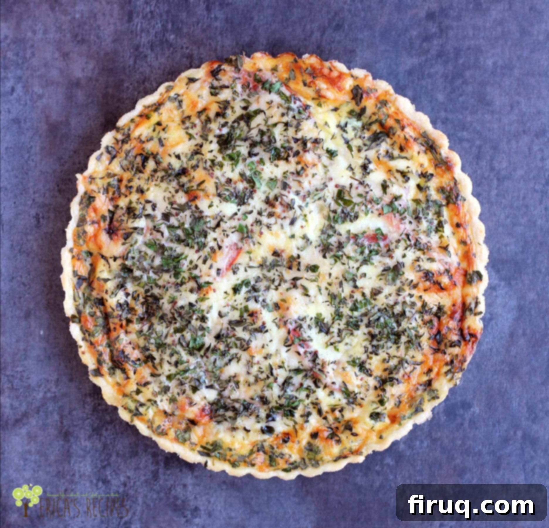 Rustic Tomato Herb Tart 1 featured 7779