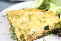 Savory Smoked Salmon and Vegetable Frittata