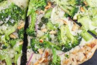 Creamy Broccoli Pizza
