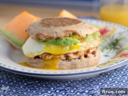 Artisan Turkey Chorizo Breakfast Sandwich 2 Healthy Breakfast Sandwich with Homemade Turkey Chorizo