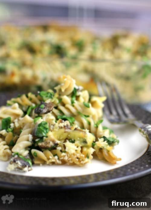 Gourmet Portobello Spinach and Smoked Gouda Macaroni and Cheese 3 Portobello, Spinach, and Smoked Gouda Mac and Cheese recipe photo