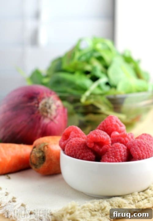 Vibrant Winter Butternut Raspberry Salad 3 Sweet Winter Salad with Butternut Squash and Raspberries - Perfect for a healthy reset