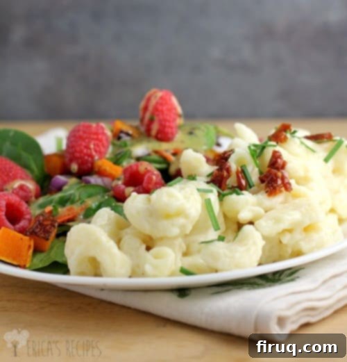 Vibrant Winter Butternut Raspberry Salad 4 Sweet Winter Salad with Butternut Squash and Raspberries - Close up of vibrant ingredients