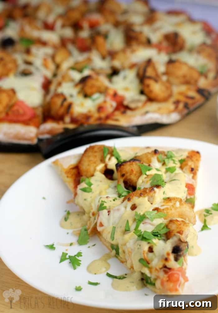 Cajun Shrimp Pizza 6 Shrimp Po' Boy Pizza