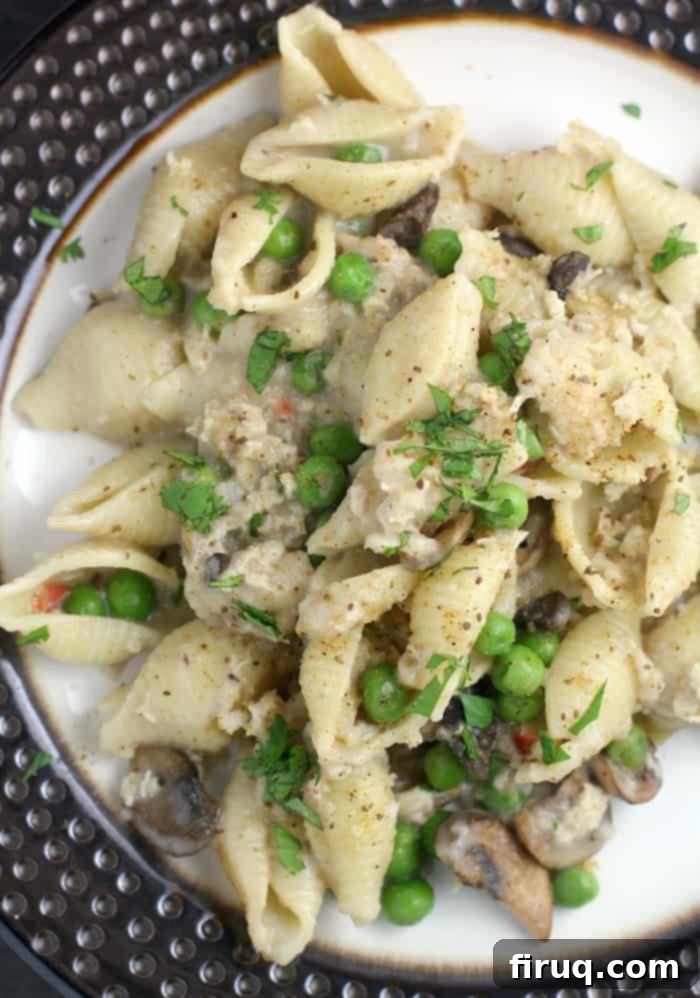 Sea-Inspired Vegan Comfort Bake 2 Vegan Seafood Casserole with a golden topping