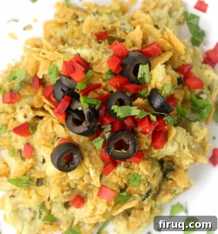Vegan Creamy Poblano Macaroni Bake 2 Creamy Poblano Macaroni Bake {Dairy-free, Vegan} http://wp.me/p4qC4h-3zI