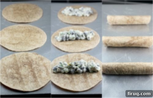 Vegan Kara Fasulye Taquitos 6 Rolled Dairy-Free Black Bean Taquitos lined up on a baking sheet