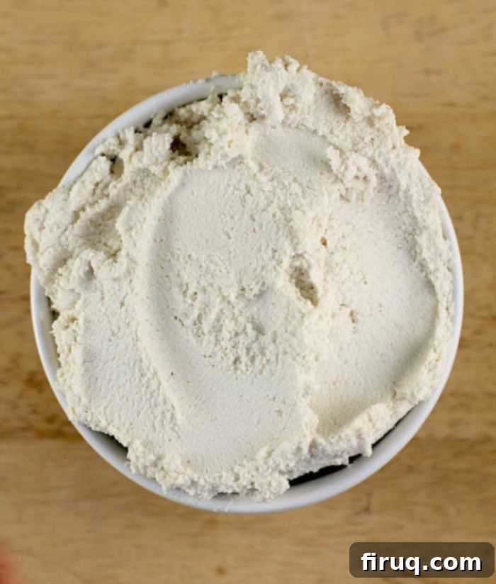Creamy Plant-Based Cashew Ricotta 4 Basic Cashew Ricotta