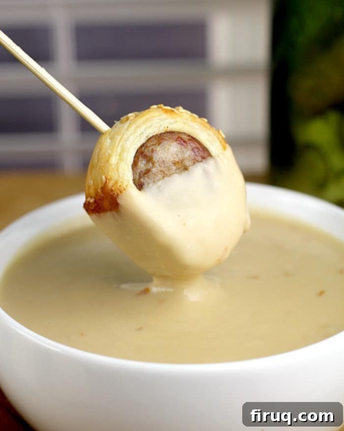 Bira Aromalı Sosis Bohçaları ve Füme Gouda Fondü 11 Beer Brats in Blankets and Smoked Gouda Fondue #RefreshinglyIndependent #ad @Warsteinerusa @Walmart