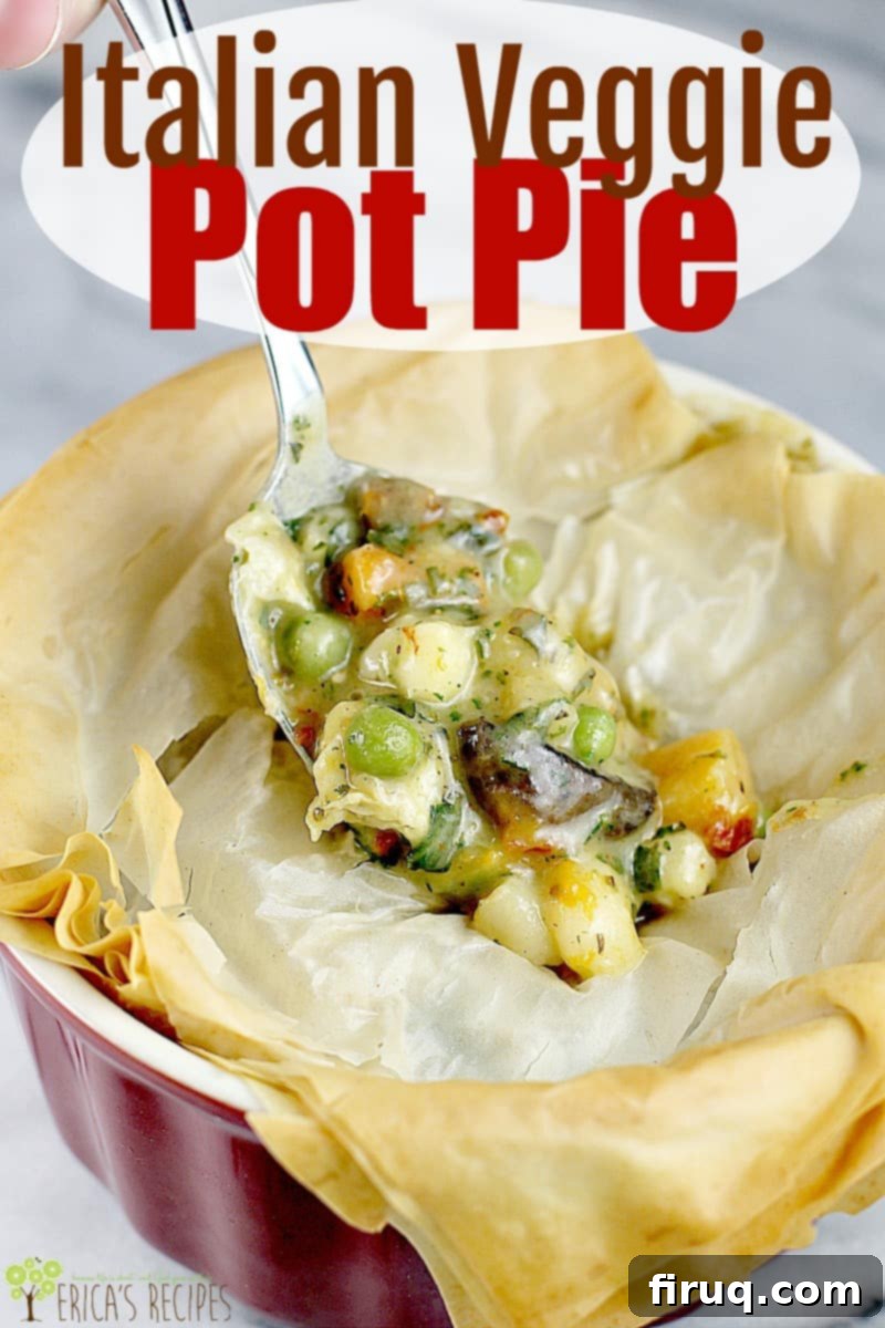 Rustic Italian Vegetable Pot Pie 10 Italian Veggie Pot Pie #simpleswap #ad #recipe #food #potpie #vegetarian