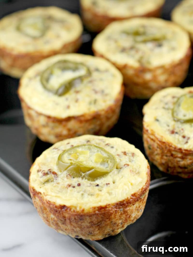 Ultimate Southwest Quinoa Egg Muffins Delicious Southwest Quinoa Egg Muffins on a plate