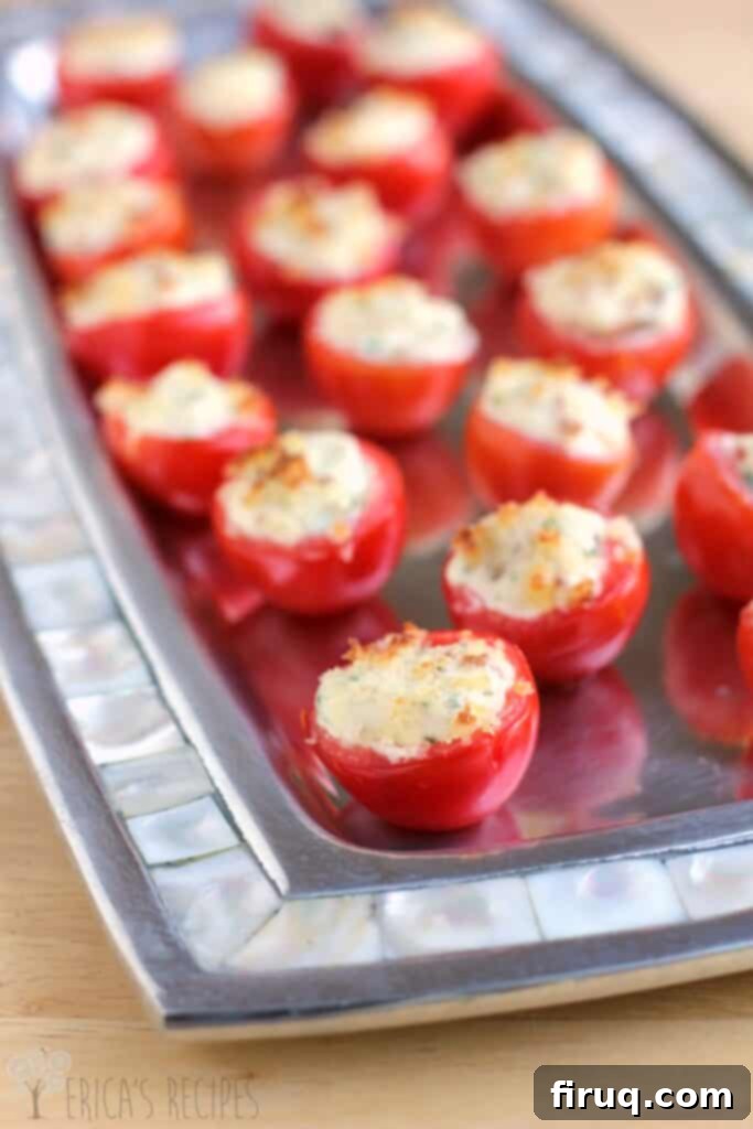 Crispy Prosciutto Crostini 7 Bacon and Boursin Stuffed Tomatoes