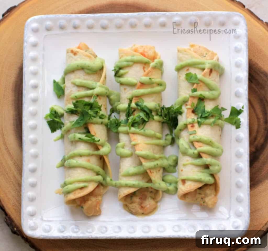 Fiesta Shrimp and Bean Bites 3 Shrimp and Bean Taquitos
