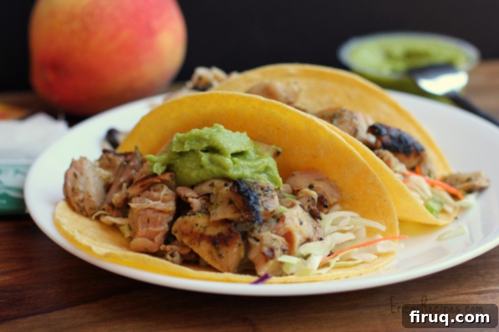 Bright Citrus Cilantro Chicken Tacos 2 Orange and Cilantro-Marinated Chicken Tacos