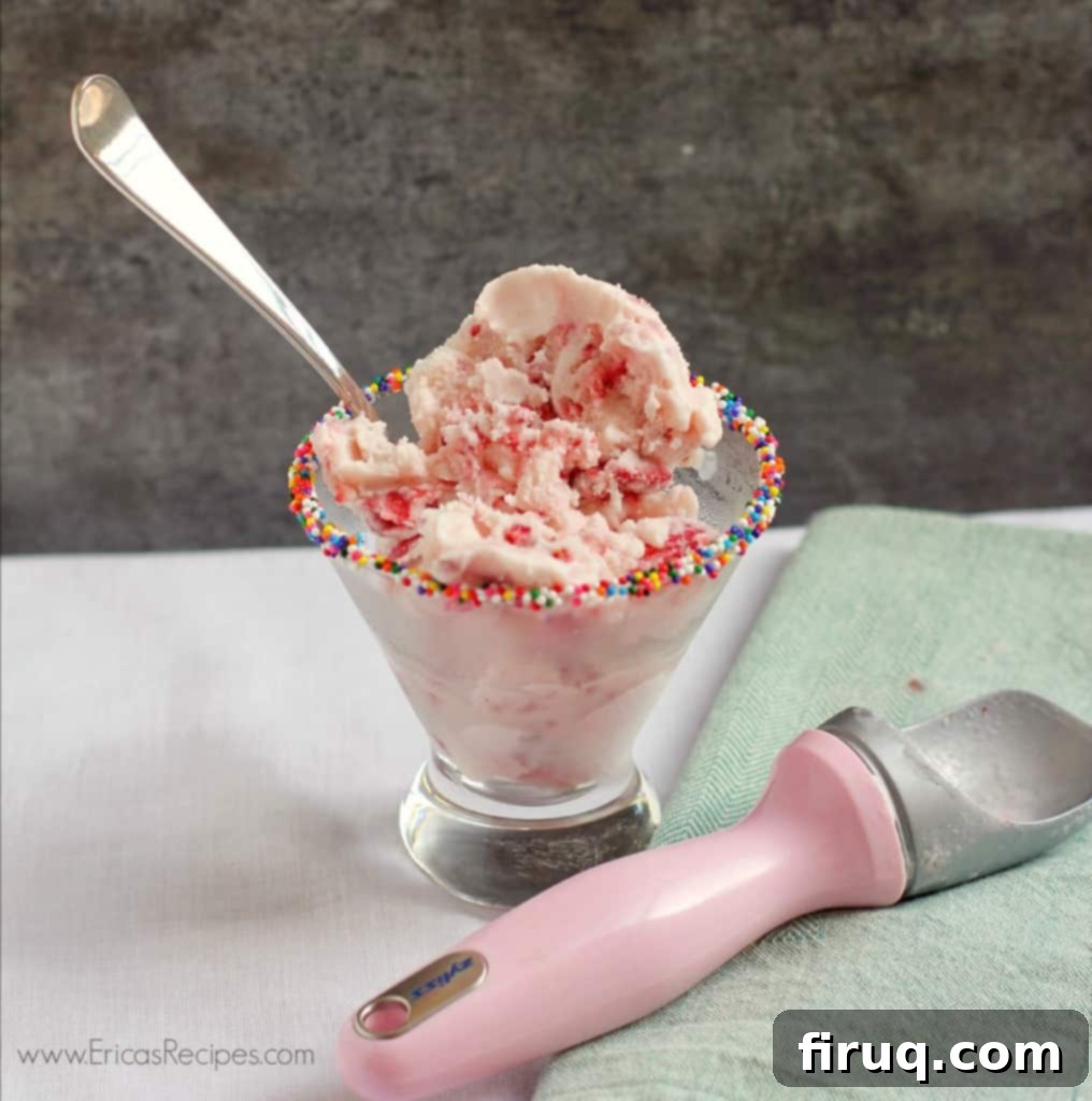 Velvet Egg-Free Strawberry Amaretto Ice Cream 2 Strawberry Amaretto Ice Cream