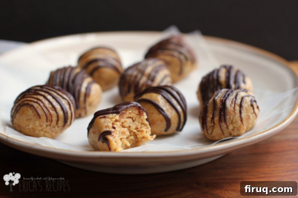 Decadent Dark Chocolate Peanut Butter Truffles 2 Healthy Dark Chocolate Peanut Butter Balls