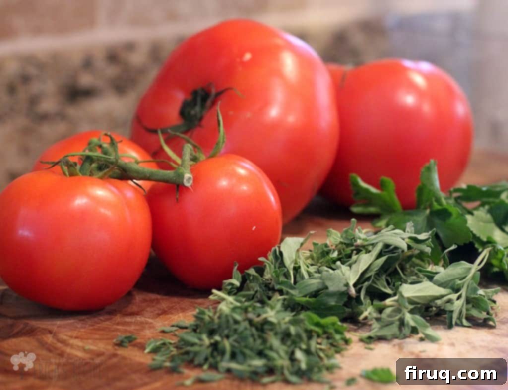 Rustic Tomato Herb Tart 2 Herbed Tomato Tart ready to serve