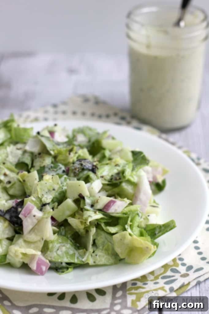 Vibrant Chopped Salad with Buttermilk-Pesto Zest 4 Chopped Salad with Buttermilk-Pesto Dressing 5W