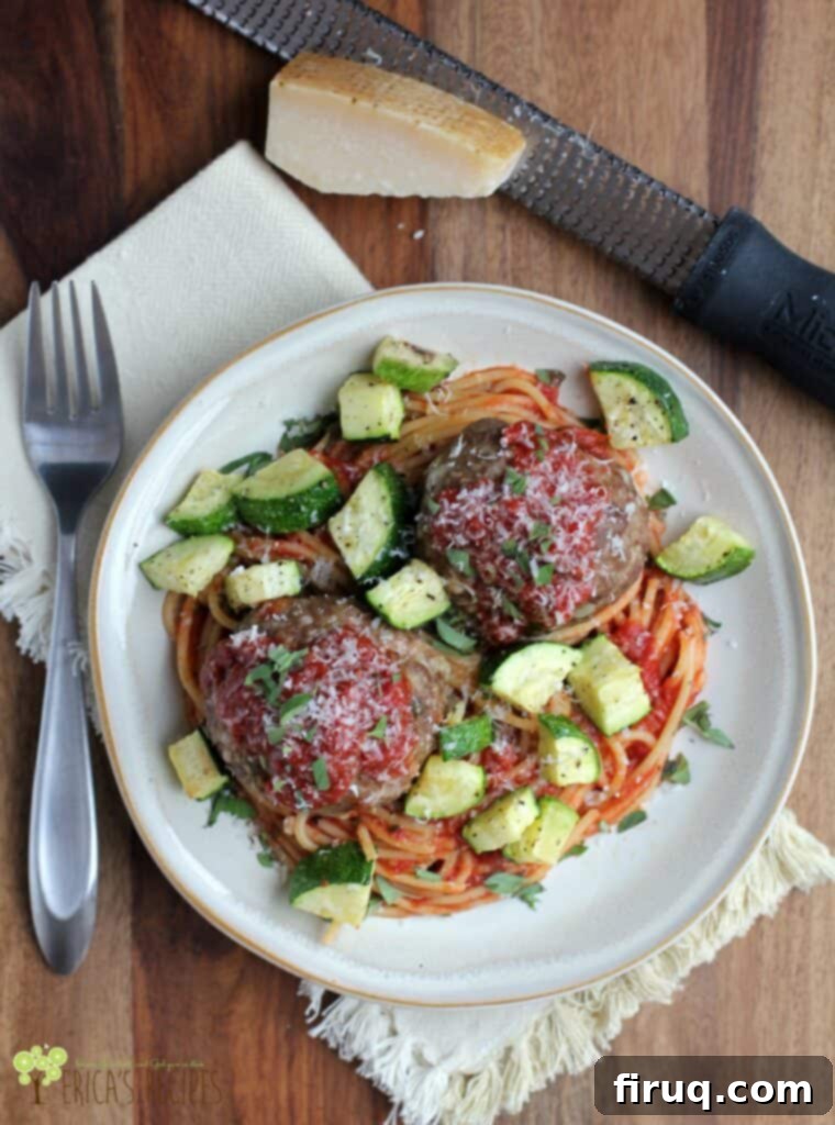 Feast for Less: Spaghetti, Zucchini, and Meatballs 7 Homemade Spaghetti, Zucchini, and Meatballs: A Hearty Dinner