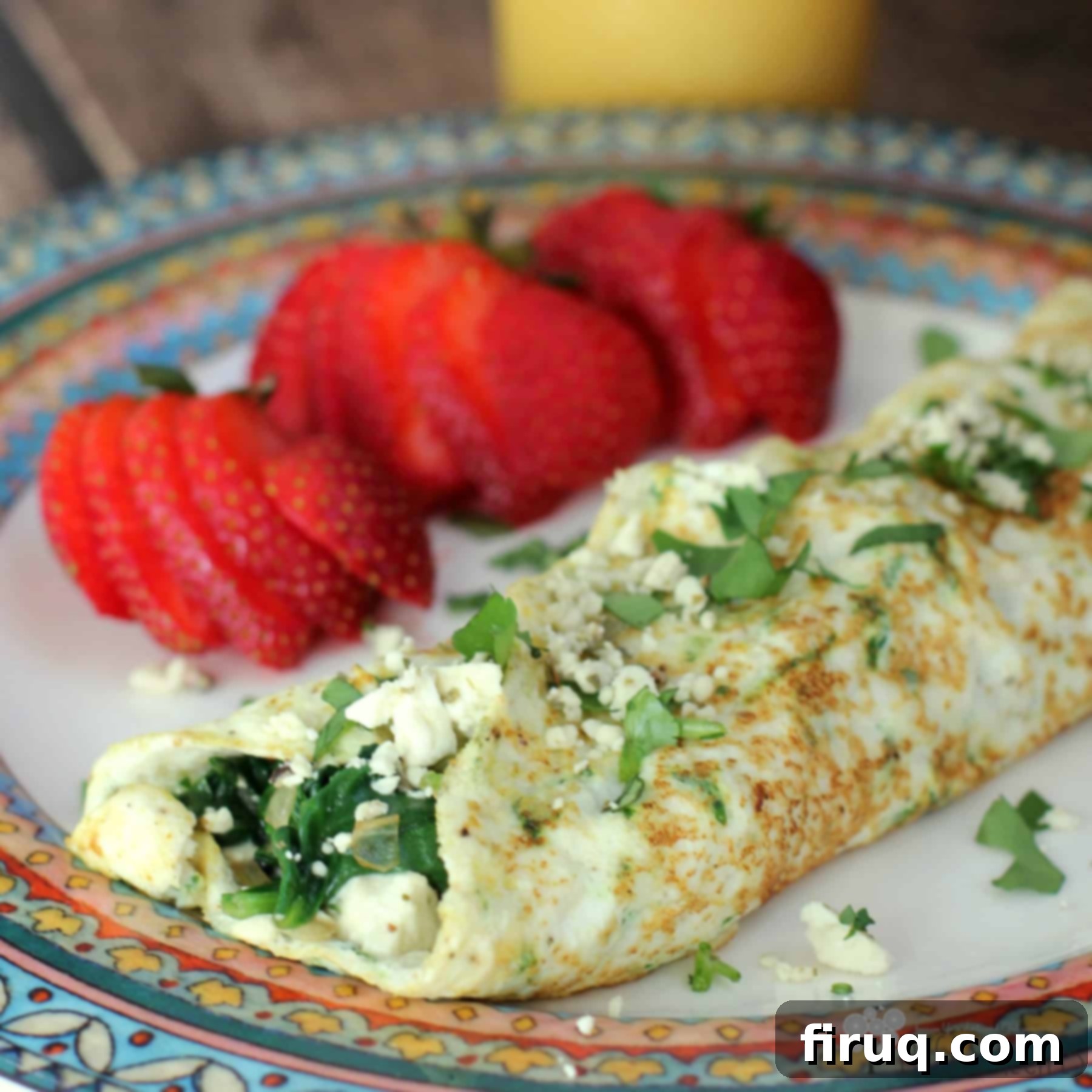 The Grecian Garden Egg White Omelet 5 Spinach, Feta, and Herb Egg White Omelet