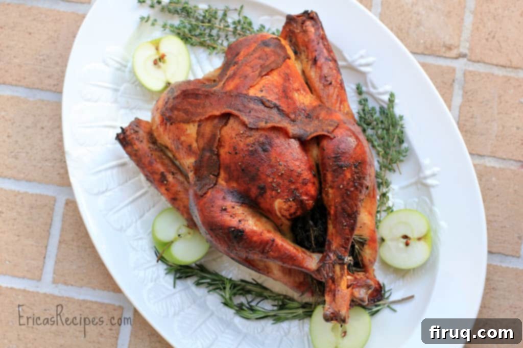 Festive Apple-Beer Brined Turkey with AppleJack Giblet Gravy 2 Juicy Apple Cider and Beer-Brined Holiday Turkey with Rich Giblet Gravy