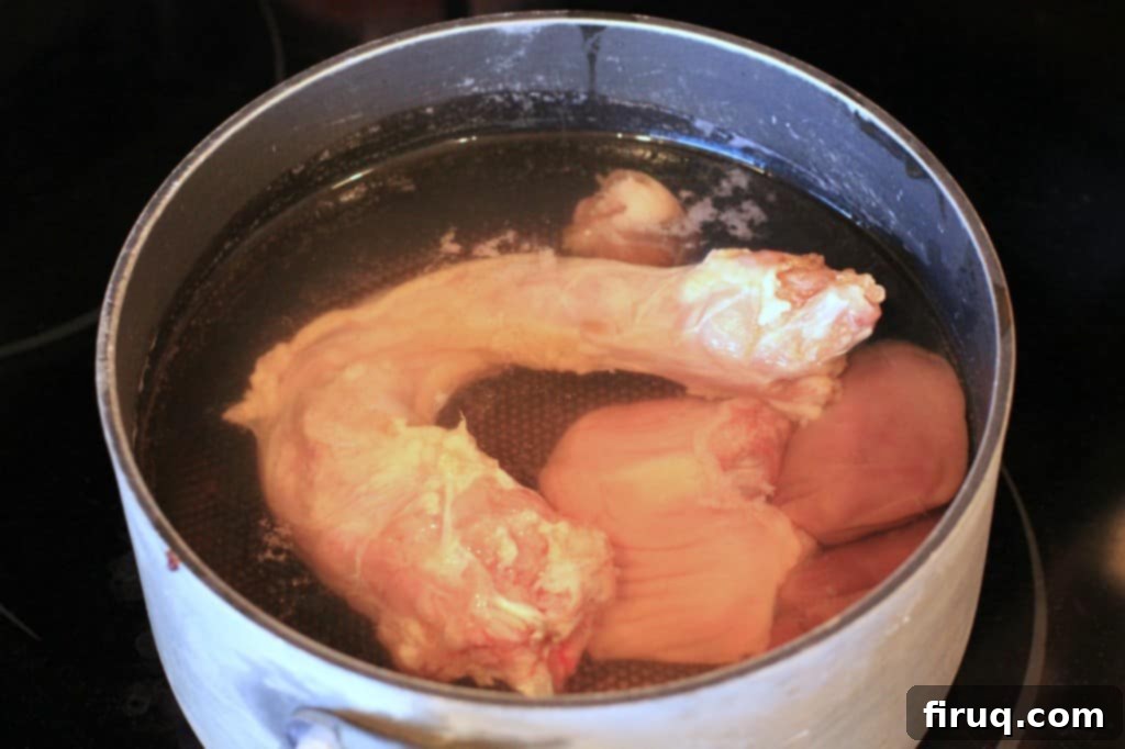Festive Apple-Beer Brined Turkey with AppleJack Giblet Gravy 5 Raw Turkey Ready for Preparation