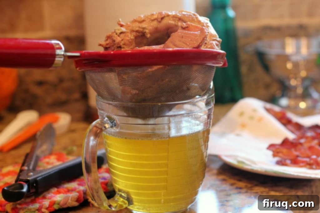 Festive Apple-Beer Brined Turkey with AppleJack Giblet Gravy 9 Turkey Stock and Applejack Ready for Gravy