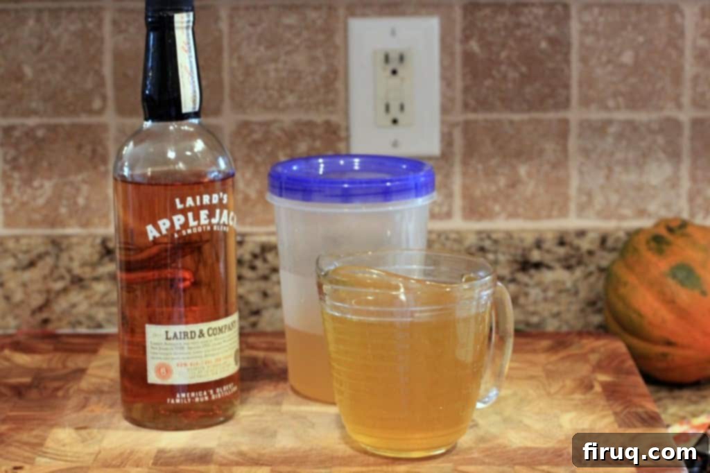 Festive Apple-Beer Brined Turkey with AppleJack Giblet Gravy 10 Chopped Giblets for Gravy